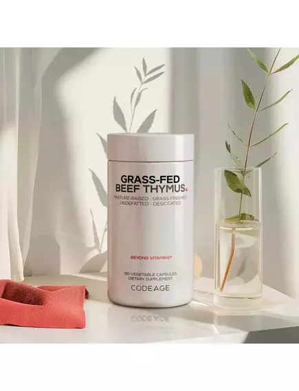 CodeAge Beef Thymus / Екстракт тимуса від яловичини трав'яного відгодовування 180 капсул, фото 6 від магазину біодобавок nutrido.shop