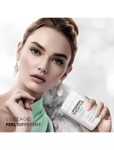CodeAge Liposomal Strontium / Ліпосомальний стронцій для кісток і мінерального обміну 90 капсул, фото 7 в магазине биодобавок nutrido.shop