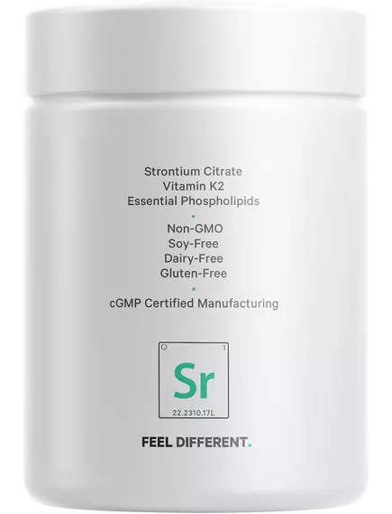 CodeAge Liposomal Strontium / Ліпосомальний стронцій для кісток і мінерального обміну 90 капсул, фото 8 в магазине биодобавок nutrido.shop