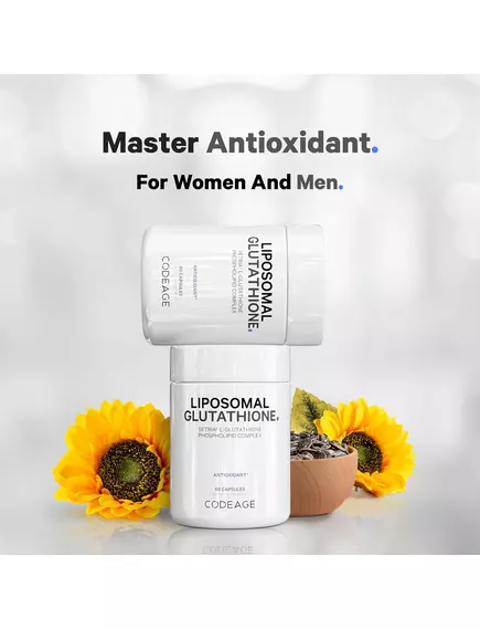 CODEAGE LIPOSOMAL GLUTATHIONE / ЛІПОСОМАЛЬНИЙ ГЛУТАТІОН 60 КАПСУЛ, фото 5 в магазині біодобавок nutrido.shop CODEAGE LIPOSOMAL GLUTATHIONE / ЛІПОСОМАЛЬНИЙ ГЛУТАТІОН 60 КАПСУЛ, фото 5 від магазину біодобавок nutrido.shop