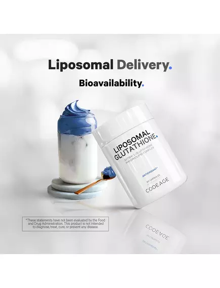 CODEAGE LIPOSOMAL GLUTATHIONE / ЛІПОСОМАЛЬНИЙ ГЛУТАТІОН 60 КАПСУЛ, фото 6 в магазині біодобавок nutrido.shop CODEAGE LIPOSOMAL GLUTATHIONE / ЛІПОСОМАЛЬНИЙ ГЛУТАТІОН 60 КАПСУЛ, фото 6 від магазину біодобавок nutrido.shop