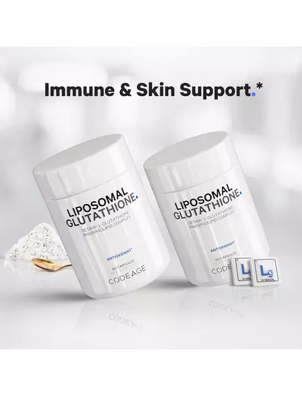 CODEAGE LIPOSOMAL GLUTATHIONE / ЛІПОСОМАЛЬНИЙ ГЛУТАТІОН 60 КАПСУЛ, фото 7 в магазині біодобавок nutrido.shop CODEAGE LIPOSOMAL GLUTATHIONE / ЛІПОСОМАЛЬНИЙ ГЛУТАТІОН 60 КАПСУЛ, фото 7 від магазину біодобавок nutrido.shop