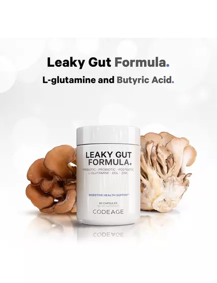 CODEAGE LEAKY GUT FORMULA / КОМПЛЕКСНА ДОБАВКА ДЛЯ ЛІКУВАННЯ КИШКІВНИКА, ЩО ПРОТІКАЄ 60 КАПСУЛ, фото 4 від магазину біодобавок nutrido.shop