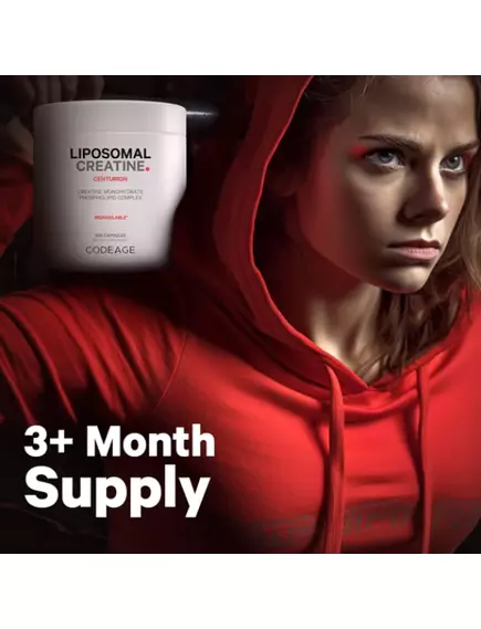 CODEAGE LIPOSOMAL CREATINE / КРЕАТИН ЛІПОСОМАЛЬНИЙ 360 КАПСУЛ, фото 3 від магазину біодобавок nutrido.shop