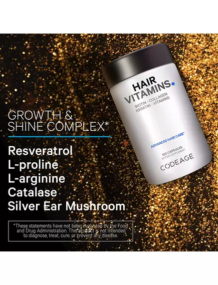 CODEAGE HAIR VITAMINS / ВІТАМІНИ ДЛЯ ВОЛОССЯ 120 КАПСУЛ, фото 4 від магазину біодобавок nutrido.shop