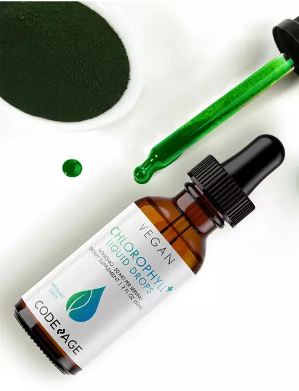 CODEAGE CHLOROPHYLL LIQUID DROPS 60ML/ ХЛОРОФІЛ РІДКИЙ 60 МЛ, фото 3 від магазину біодобавок nutrido.shop