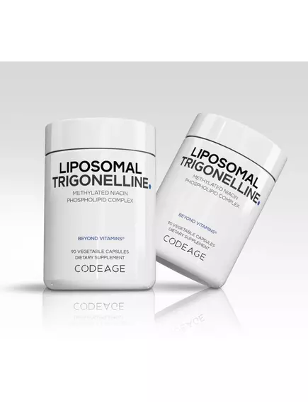 CodeAge Liposomal Trigonelline / Ліпосомальний тригонелін 250 мг 90 капсул, фото 4 від магазину біодобавок nutrido.shop