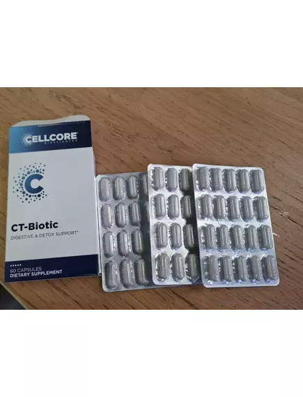 CellCore CT-Biotic / Пробиотик 11 штаммов для поддержки детокса 60 капсул, фото 7 в магазине биодобавок nutrido.shop