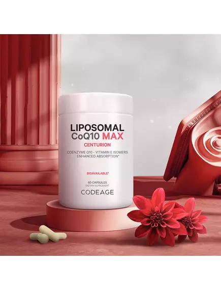 CODEAGE LIPOSOMAL COQ10 MAX / КОЕНЗИМ КУ10 250 МГ ЛІПОСОМАЛЬНИЙ 60 КАПСУЛ, фото 6 від магазину біодобавок nutrido.shop