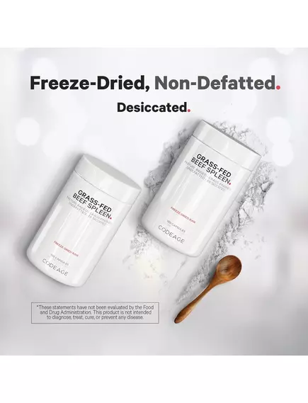 CODEAGE BEEF SPLEEN / СЕЛЕЗІНКА ЯЛОВИЧА ДЖЕРЕЛО ГЕМОВОГО ЗАЛІЗА 180 КАПСУЛ, фото 6 від магазину біодобавок nutrido.shop