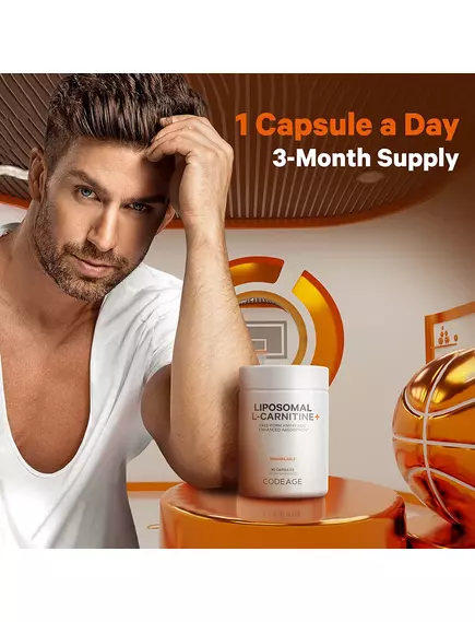 CODEAGE LIPOSOMAL L-CARNITINE / ЛІПОСОМАЛЬНИЙ L-КАРНІТИН 90 КАПСУЛ, фото 5 від магазину біодобавок nutrido.shop