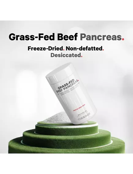 CODEAGE BEEF PANCREAS / ПІДШЛУНКОВА ЗАЛОЗА ВІД ЯЛОВИЧИНИ ТРАВ'ЯНОЇ ВІДГОДІВЛІ 180 КАПСУЛ, фото 5 від магазину біодобавок nutrido.shop