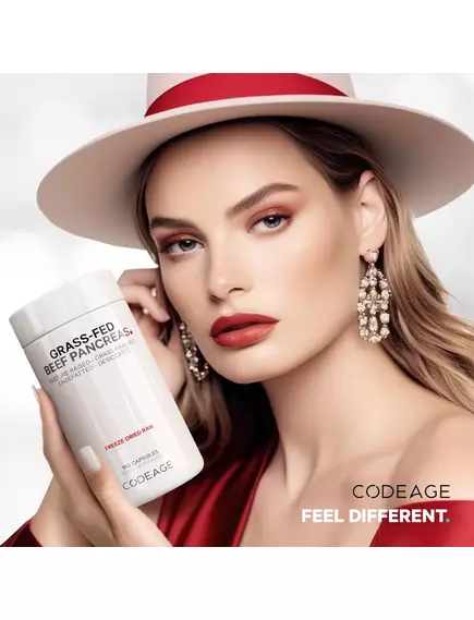 CODEAGE BEEF PANCREAS / ПІДШЛУНКОВА ЗАЛОЗА ВІД ЯЛОВИЧИНИ ТРАВ'ЯНОЇ ВІДГОДІВЛІ 180 КАПСУЛ, фото 9 від магазину біодобавок nutrido.shop