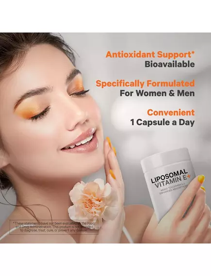 CodeAge Liposomal Vitamin E / Ліпосомальний вітамін Е на основі соняшникововї олії 90 капсул, фото 4 від магазину біодобавок nutrido.shop