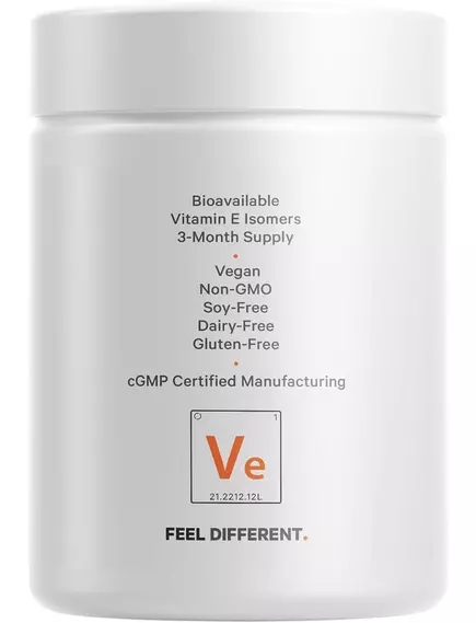 CodeAge Liposomal Vitamin E / Ліпосомальний вітамін Е на основі соняшникововї олії 90 капсул, фото 8 від магазину біодобавок nutrido.shop