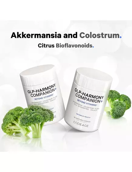 CodeAge GLP-Harmony Companion+ / GLP гармонія підтримки метаболізму 60 капсул, фото 4 від магазину біодобавок nutrido.shop
