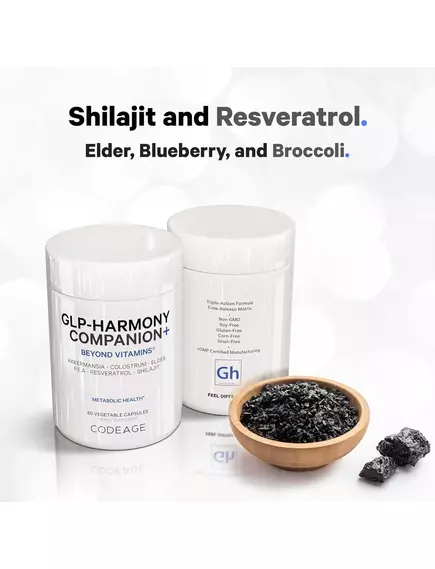 CodeAge GLP-Harmony Companion+ / GLP гармонія підтримки метаболізму 60 капсул, фото 5 від магазину біодобавок nutrido.shop