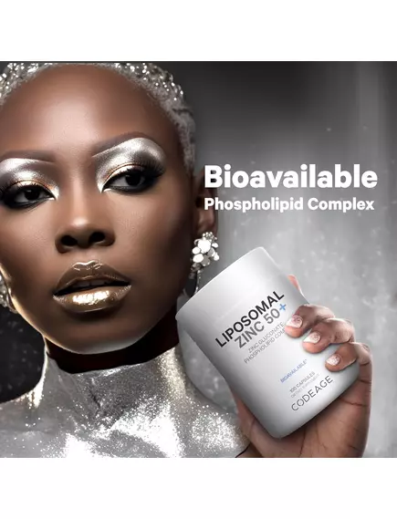 CODEAGE LIPOSOMAL ZINC / ЛІПОСОМАЛЬНИЙ ЦИНК 50 МГ 100 КАПСУЛ, фото 7 від магазину біодобавок nutrido.shop