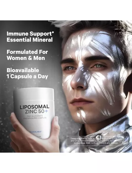 CODEAGE LIPOSOMAL ZINC / ЛІПОСОМАЛЬНИЙ ЦИНК 50 МГ 100 КАПСУЛ, фото 8 від магазину біодобавок nutrido.shop