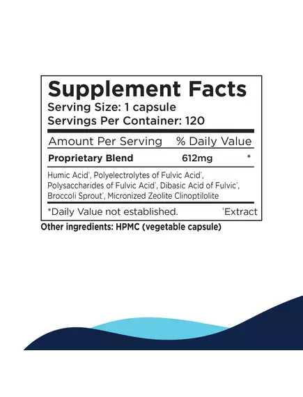 CellCore HM-ET Binder / Сорбент для выведения тяжелых металлов 120 капсул, фото 2 в магазине биодобавок nutrido.shop