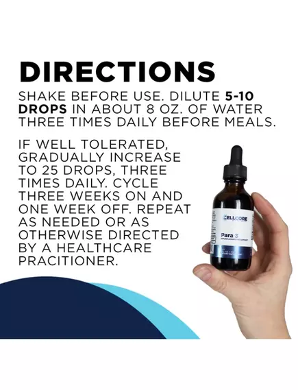 CellCore Para 3 / Пункт 3 підтримка детоксикації організму та кишкового микробиома 59 мл, фото 5 в магазине биодобавок nutrido.shop