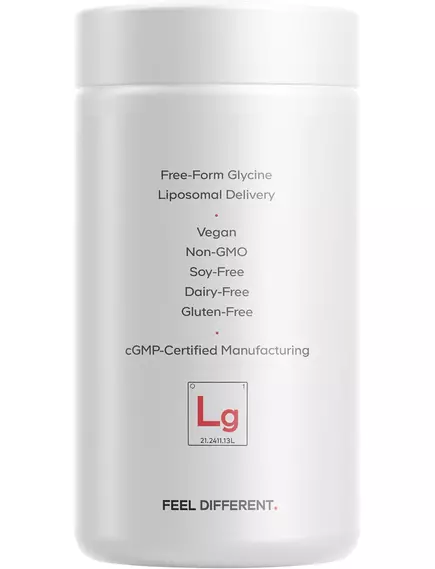 CodeAge Liposomal Glycine+ / Гліцин ліпосомальний 1500 мг 180 капсул, фото 10 в магазине биодобавок nutrido.shop