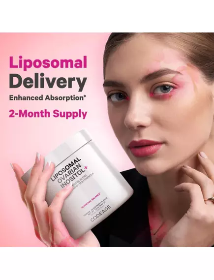 CODEAGE LIPOSOMAL OVARIAN INOSITOL / ЛІПОСОМАЛЬНИЙ ІНОЗИТОЛ ЗДОРОВ'Я ЯЄЧНИКІВ 148,2 Г, фото 6 від магазину біодобавок nutrido.shop