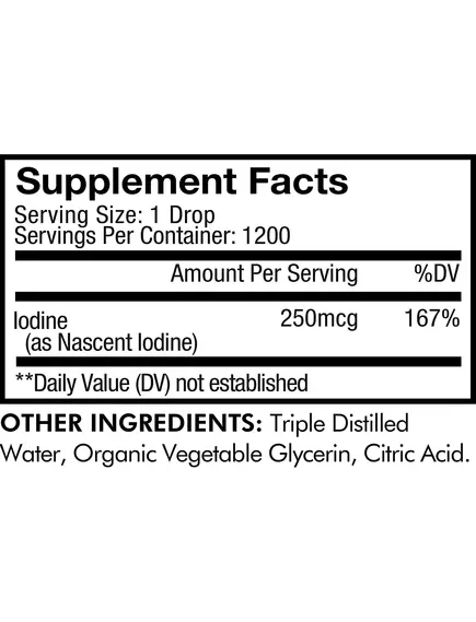 CODEAGE IODINE USDA ORGANIC / ЙОД ОРГАНІК 59 МЛ, фото 2 від магазину біодобавок nutrido.shop