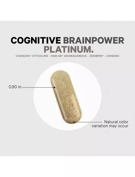 CodeAge Cognitive Brainpower Platinum / Підтримка роботи мозку 90 капсул, фото 3 від магазину біодобавок nutrido.shop