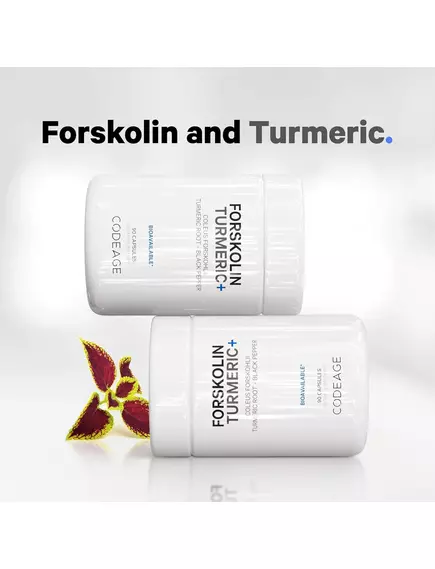 CODEAGE FORSKOLIN TURMERIC / ОРГАНІЧНИЙ КУРКУМІН 90 КАПСУЛ, фото 3 від магазину біодобавок nutrido.shop