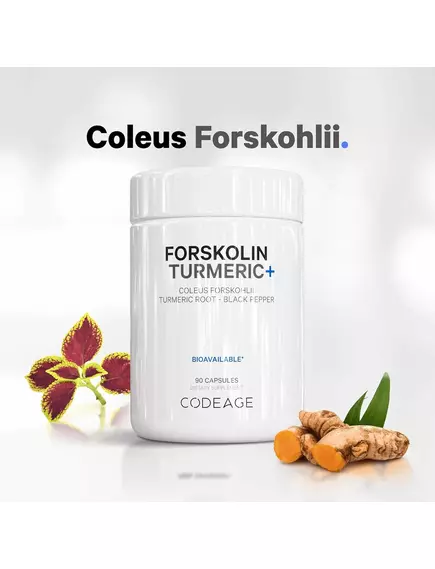 CODEAGE FORSKOLIN TURMERIC / ОРГАНІЧНИЙ КУРКУМІН 90 КАПСУЛ, фото 4 від магазину біодобавок nutrido.shop