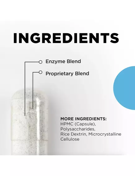 CellCore CT-Zyme / Смесь 11 пищеварительных ферментов 120 капсул, фото 2 в магазине биодобавок nutrido.shop