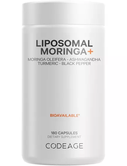 CodeAge Liposomal Moringa / Липосомальная моринга для детокса и антиоксидантной поддержки 180 капсул в магазине биодобавок nutrido.shop