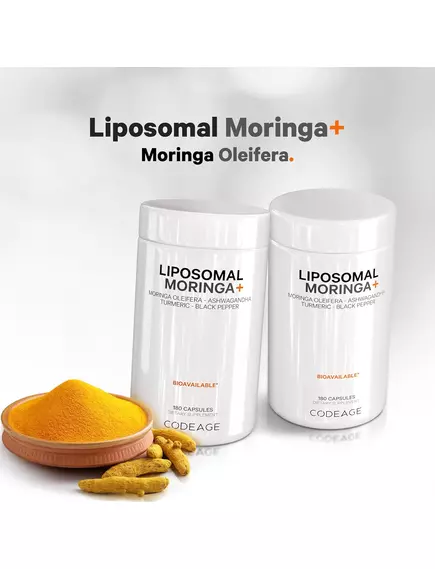 CodeAge Liposomal Moringa / Ліпосомальна моринга для детоксу та антиоксидантної підтримки 180 капсул, фото 3 від магазину біодобавок nutrido.shop