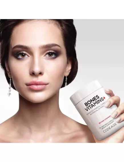 CodeAge Bones Vitamins+ / Комплекс вітамінів і мінералів для здоров'я кісток 90 капсул, фото 6 від магазину біодобавок nutrido.shop