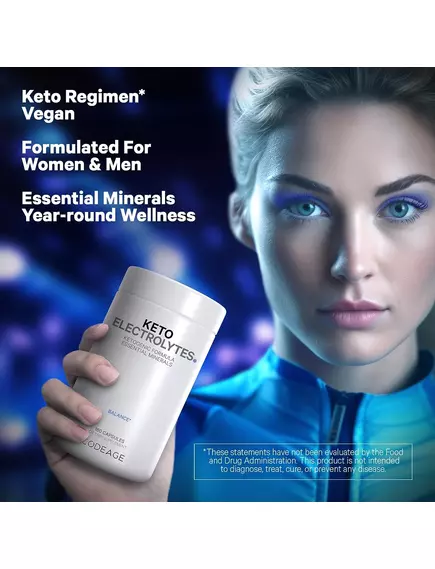 CODEAGE KETO ELECTROLYTES / КЕТО ЕЛЕКТРОЛІТИ БЕЗ ЦУКРУ ТА ВУГЛЕВОДІВ 180 КАПСУЛ, фото 7 від магазину біодобавок nutrido.shop