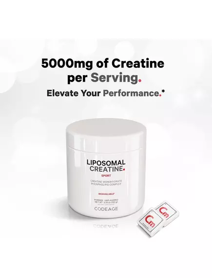 CodeAge Liposomal Creatine / Ліпосомальний порошок креатину 151,5 г, фото 3 від магазину біодобавок nutrido.shop