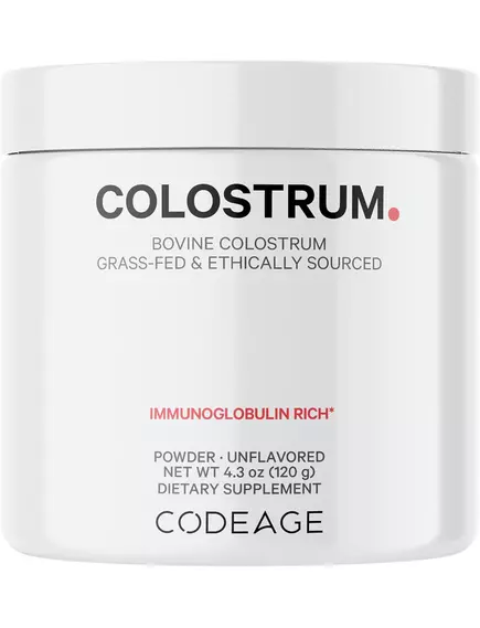 CodeAge Colostrum / Колострум молозиво корів трав'яної відгодівлі 120 г в магазине биодобавок nutrido.shop