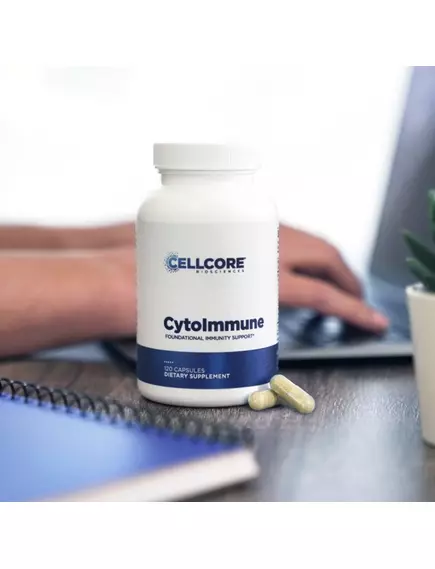 CellCore CytoImmune / Цитоімун підтримка здорової имунної та запальної відповіді 120 капсул, фото 6 в магазине биодобавок nutrido.shop