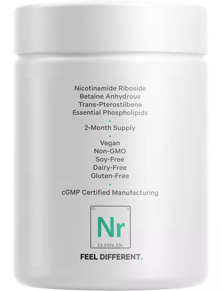 CodeAge Liposomal Nicotinamide Riboside+ / Ліпосомальний нікотинамід рибозид 60 капсул, фото 9 від магазину біодобавок nutrido.shop