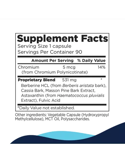 CellCore GCO / Здоровый уровень сахара в крови 90 капсул, фото 2 в магазине биодобавок nutrido.shop