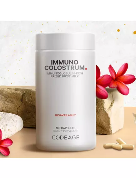 CODEAGE IMMUNO COLOSTRUM / КОЛОСТРУМ ДЛЯ ПІДТРИМКИ ІМУНІТЕТУ 180 КАПСУЛ, фото 3 від магазину біодобавок nutrido.shop