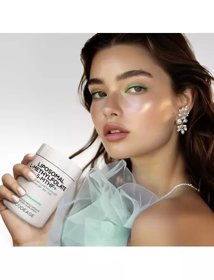 CodeAge Liposomal L-Methylfolate 5-MTHF+ / Ліпосомальний L-метилфолат 5-MTHF 60 капсул, фото 4 від магазину біодобавок nutrido.shop