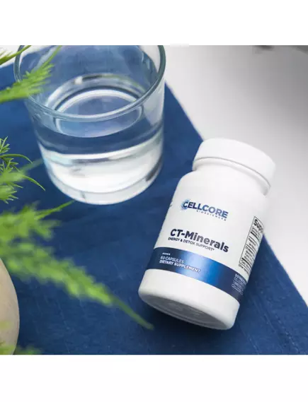 CELLCORE CT-MINERALS / ФУЛЬВОВІ МІНЕРАЛИ ТА АМІНОКИСЛОТИ ДЛЯ ПІДТРИМКИ ДЕТОКСИКАЦІЇ 60 КАПСУЛ, фото 6 від магазину біодобавок nutrido.shop