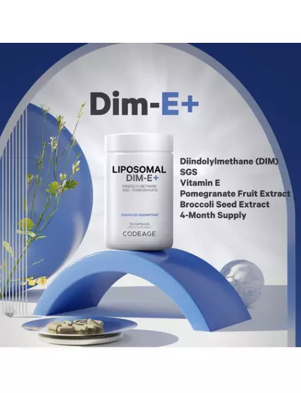 CODEAGE LIPOSOMAL DIM-E / ЛІПОСОМАЛЬНИЙ ДІМ + ВІТАМІН Е 120 КАПСУЛ, фото 2 від магазину біодобавок nutrido.shop