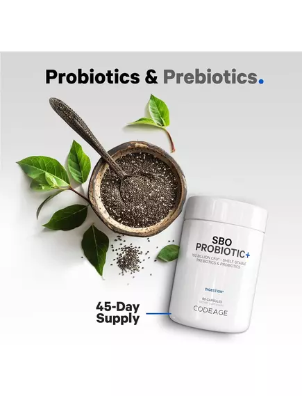 CODEAGE SBO PROBIOTIC + 100 BILLION CFUS / ГРУНТОВІ ПРОБІОТИКИ 100 МЛРД КУО 90 КАПСУЛ, фото 4 від магазину біодобавок nutrido.shop