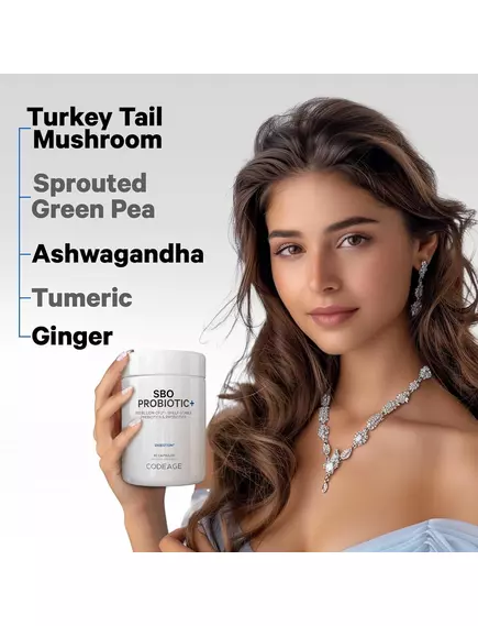 CODEAGE SBO PROBIOTIC + 100 BILLION CFUS / ГРУНТОВІ ПРОБІОТИКИ 100 МЛРД КУО 90 КАПСУЛ, фото 8 від магазину біодобавок nutrido.shop