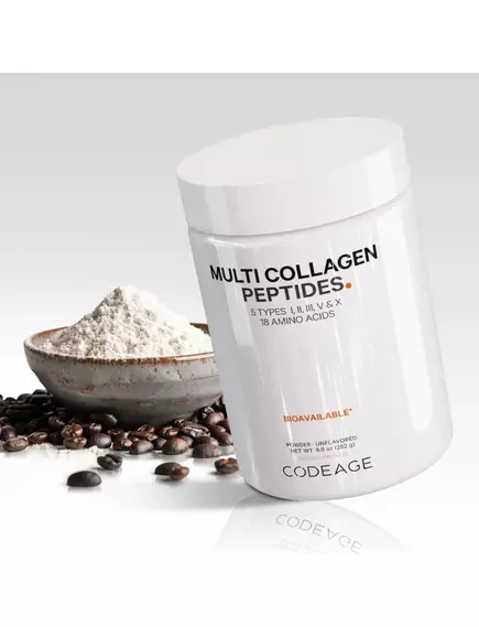 CODEAGE MULTI COLLAGEN PROTEIN POWDER / ПЕПТИДИ КОЛАГЕНУ 5 ТИПІВ + 18 АМІНОКИСЛОТ 252 Г, фото 7 від магазину біодобавок nutrido.shop
