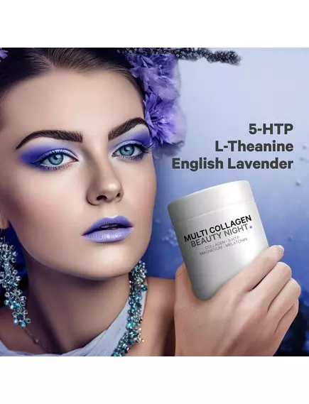 CodeAge Multi Collagen Beauty Night / Коллаген с мелатонином для приема на ночь 150 капсул, фото 6 в магазине биодобавок nutrido.shop