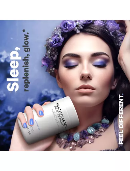 CodeAge Multi Collagen Beauty Night / Коллаген с мелатонином для приема на ночь 150 капсул, фото 7 в магазине биодобавок nutrido.shop